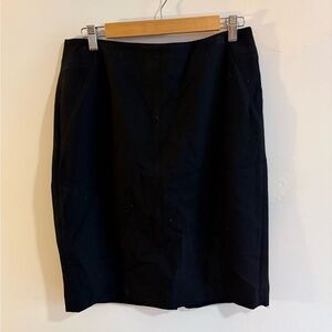 LOFT Classic Black Pencil Skirt